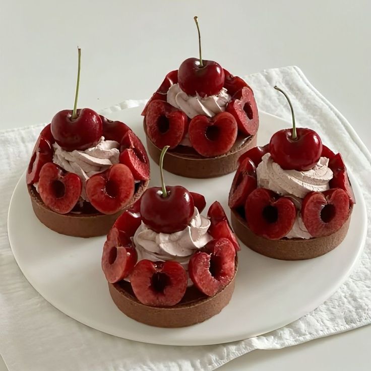 Chocolate Cherry Tart